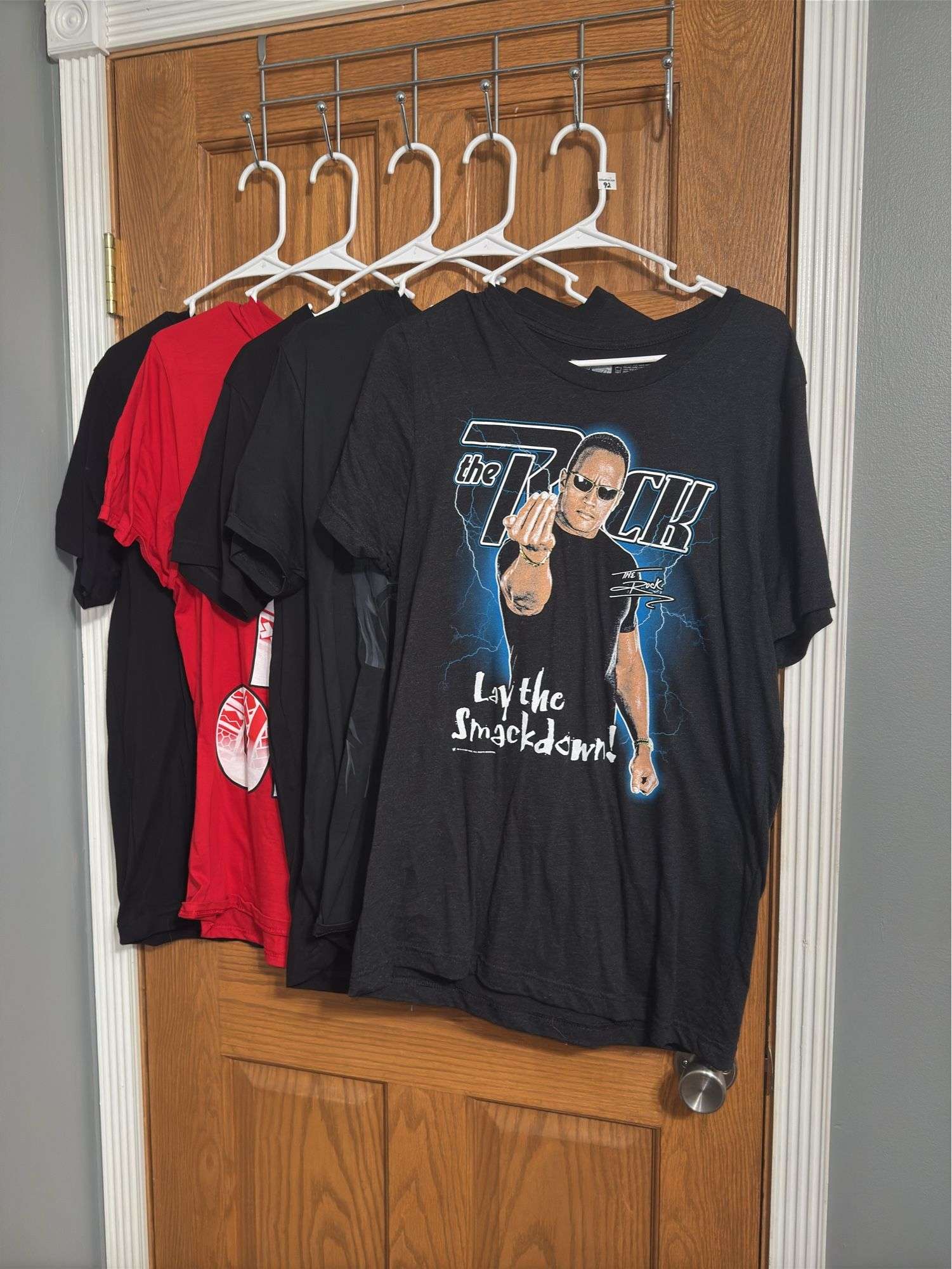 (5) Pro Wrestling Shirts (Size M)