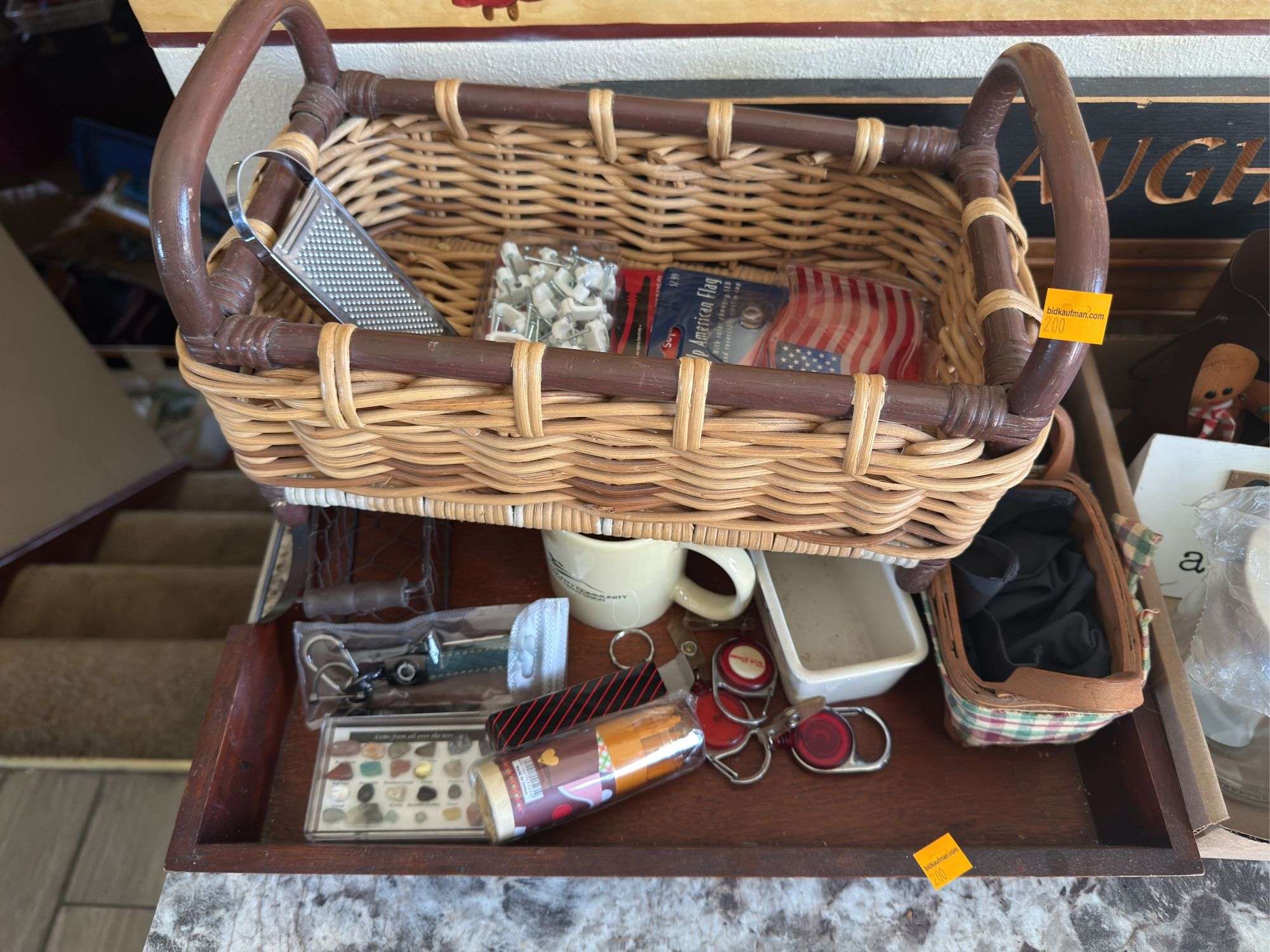 ALL CONTENTS ON TOP OF COUNTER (PICTURED)