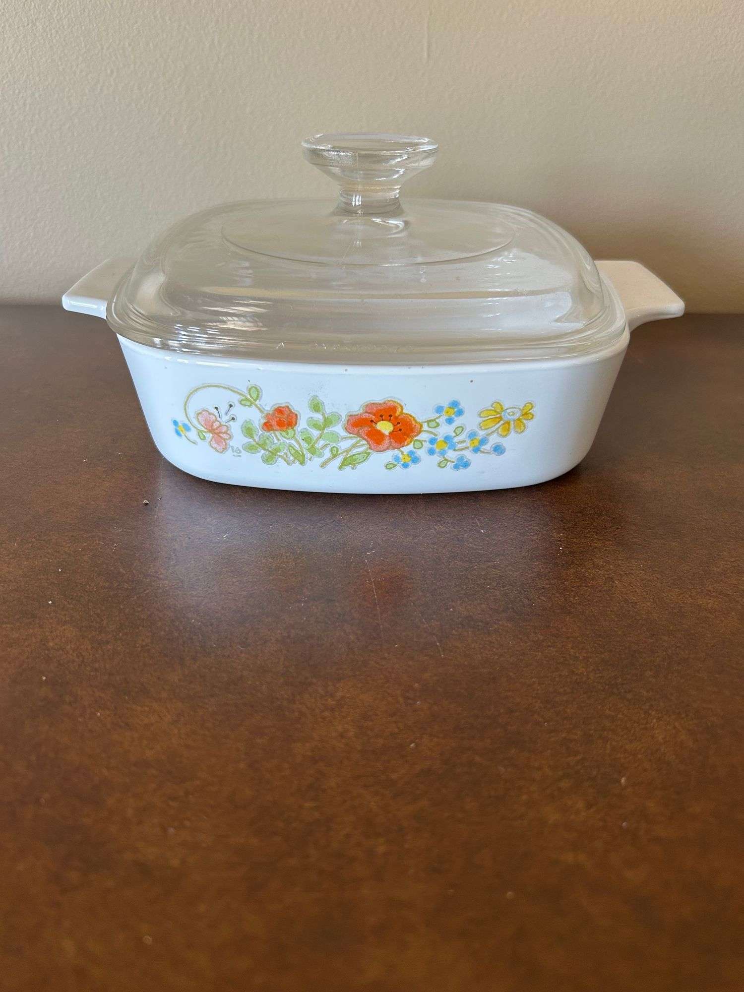 CorningWare Wildflower A-1-B Casserole Dish with Lid
