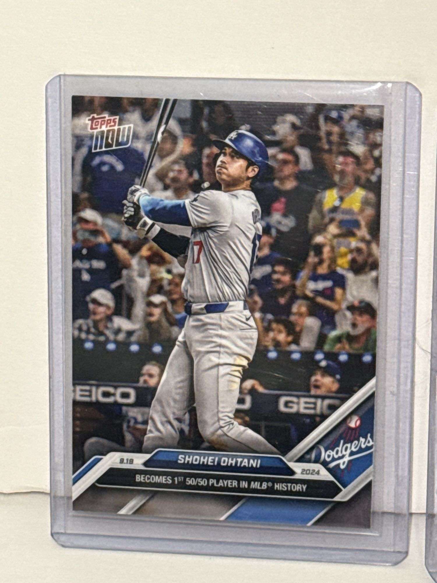 (2) 2024 Topps Now Shohei Ohtani 50/50 Club Cards