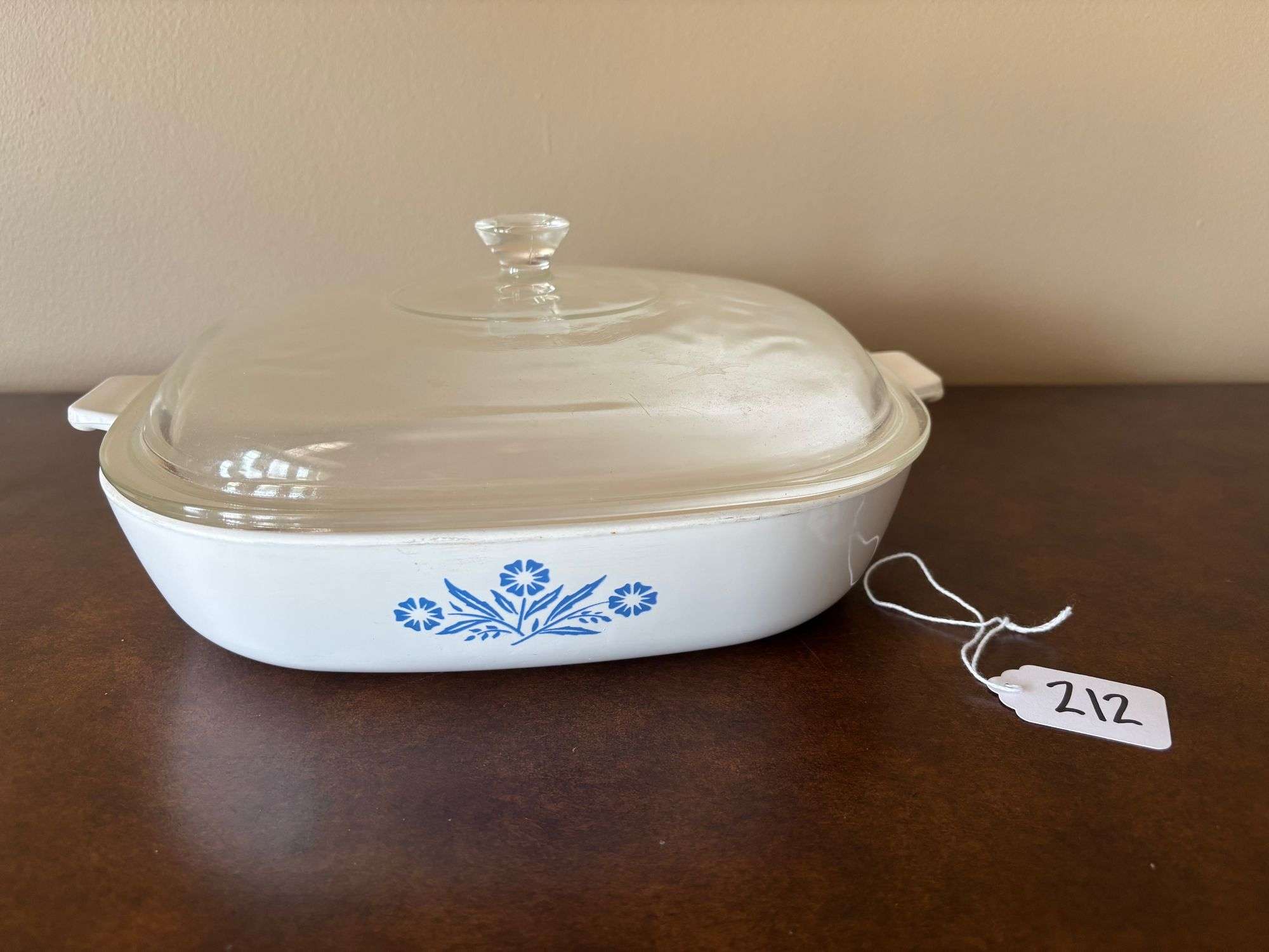 CorningWare Blue Cornflower Casserole Dish with Lid