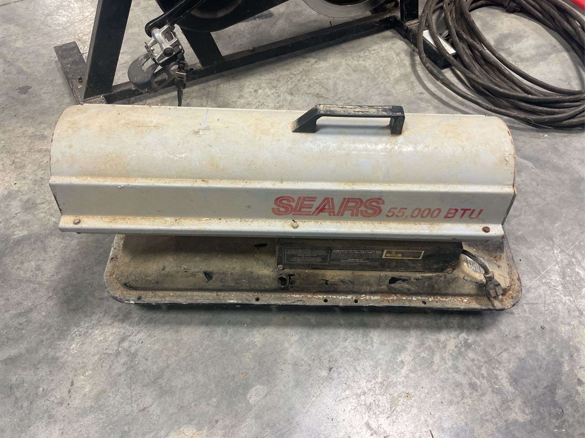 Sears 55,000 BTU kerosene torpedo heater