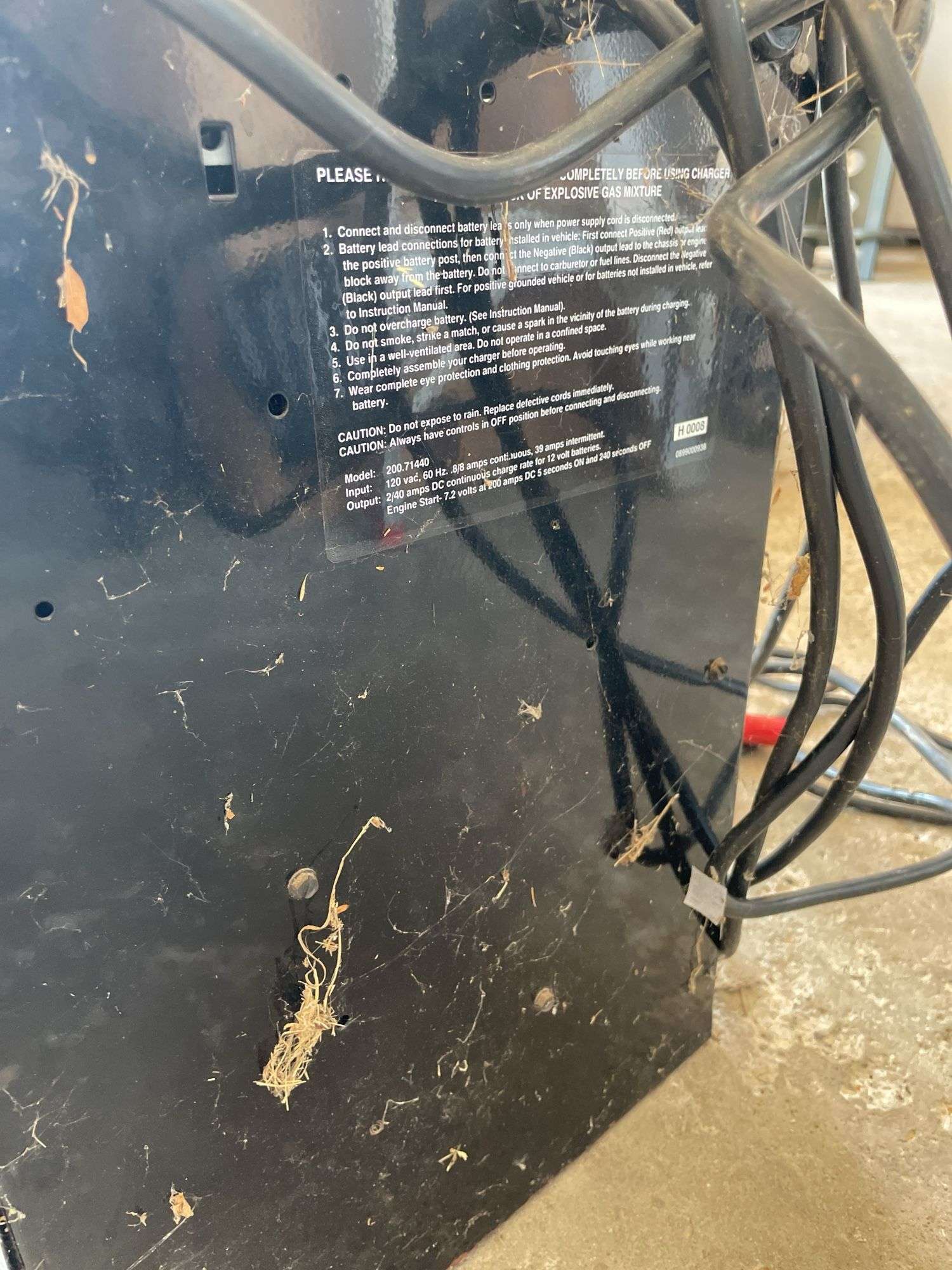 SEARS BATTERY CHARGER AND BATTERY MAINTAINER