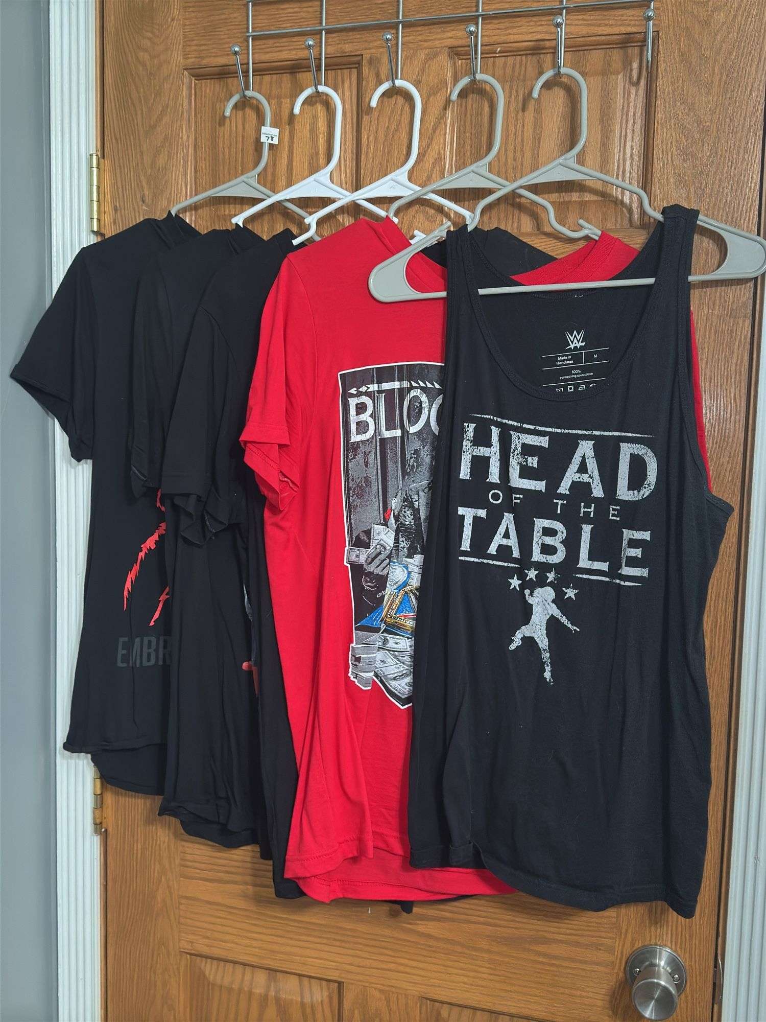 (5) Pro Wrestling Shirts (Size M)