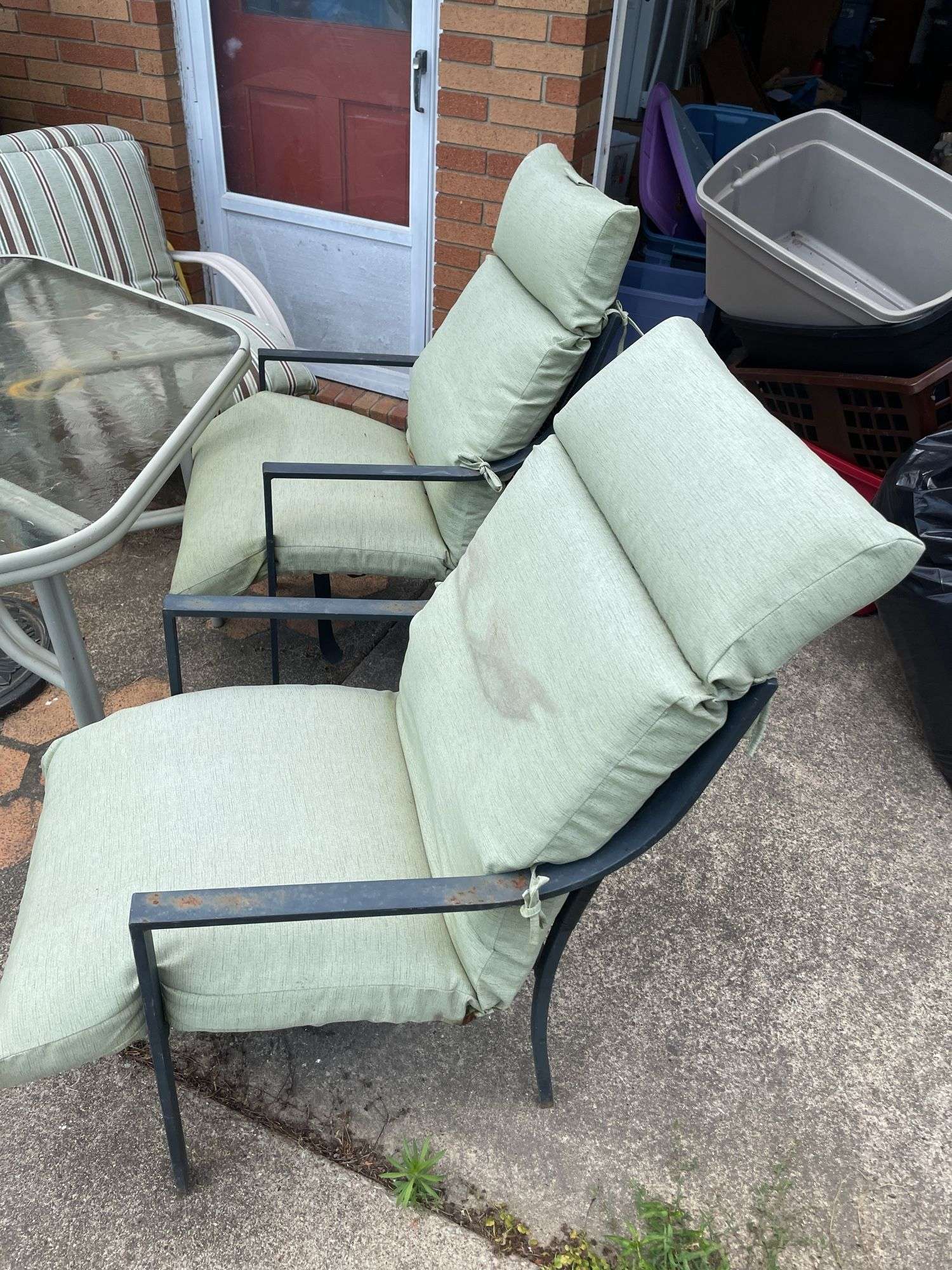OUTDOOR PATIO WITH CHAIRS