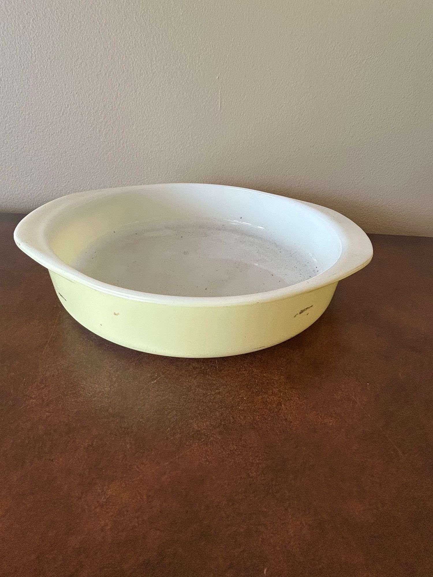 Yellow Pyrex Baking Dish