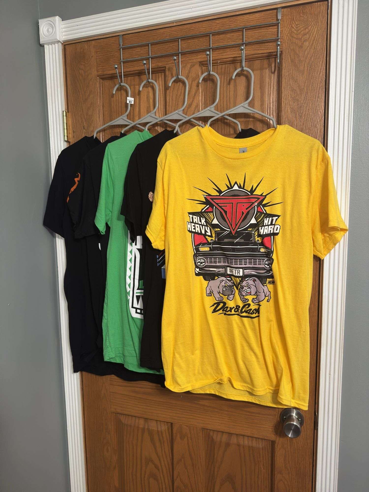 (5) Pro Wrestling Shirts (Size M)