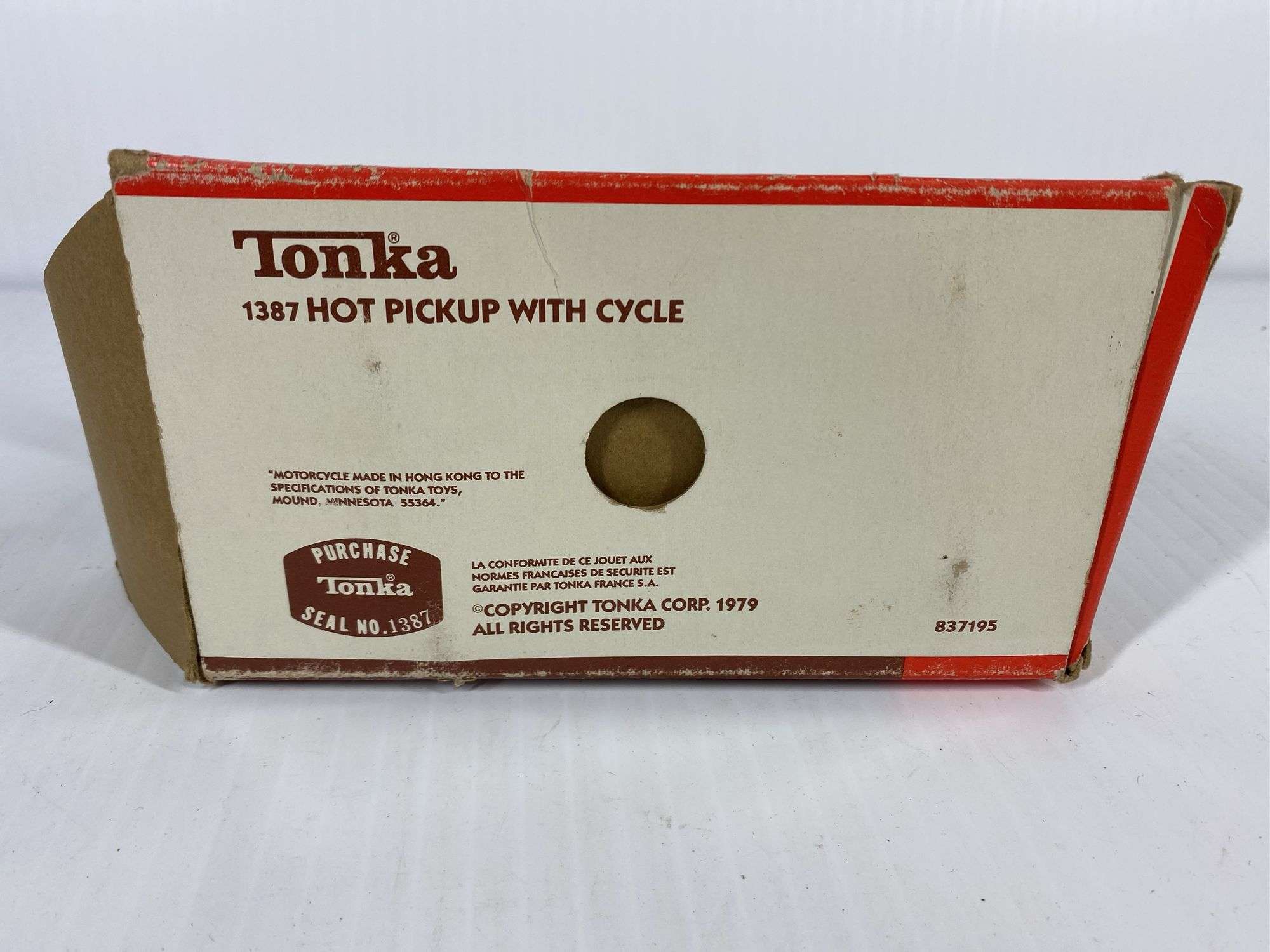 1979 Tonka Hot Pick Up with Cycle #1387