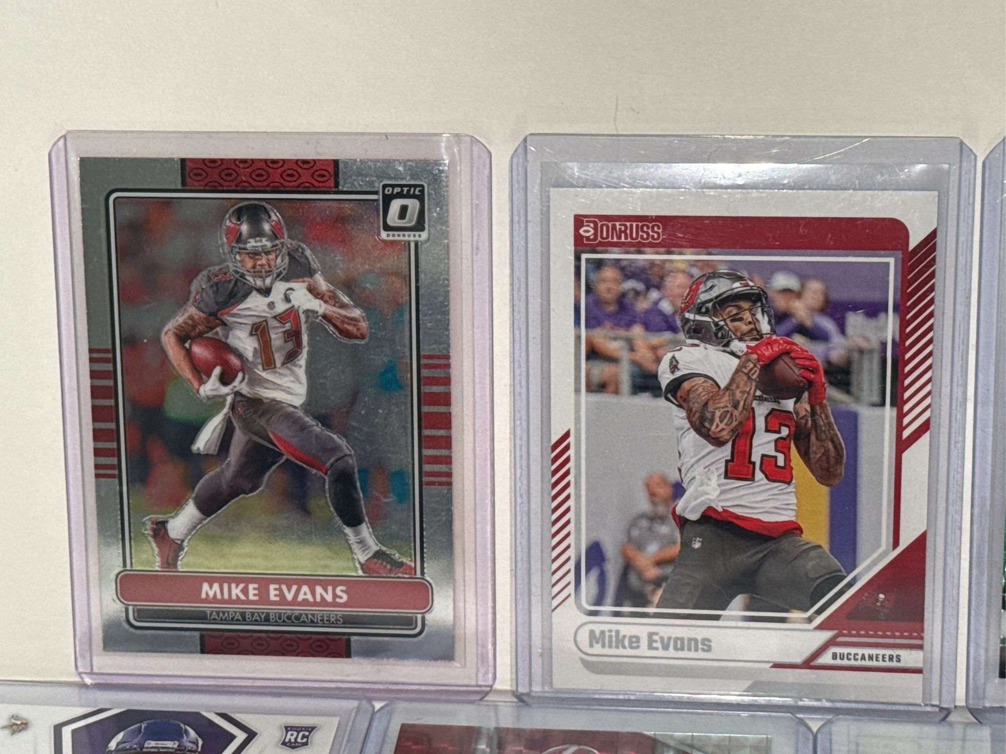 Assortment of Elite NFL WR Sports Cards (13 Cards Total)