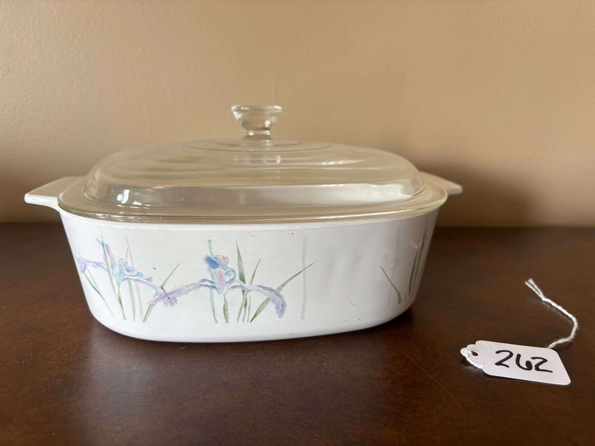 CorningWare Shadow Iris A-3-B Casserole Dish with Lid