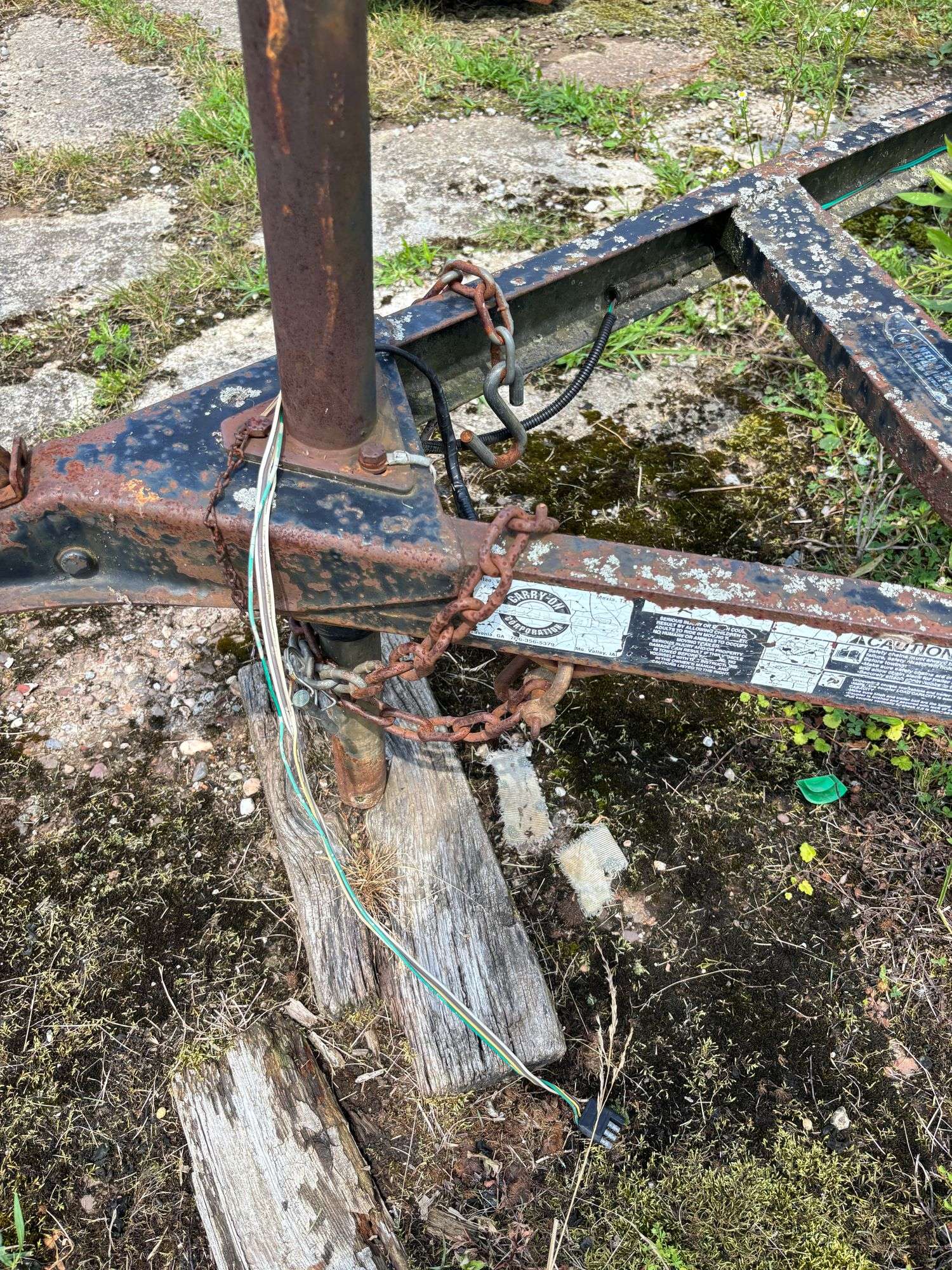 Carry-All bumper hitch trailer w/ side and rear drop gates