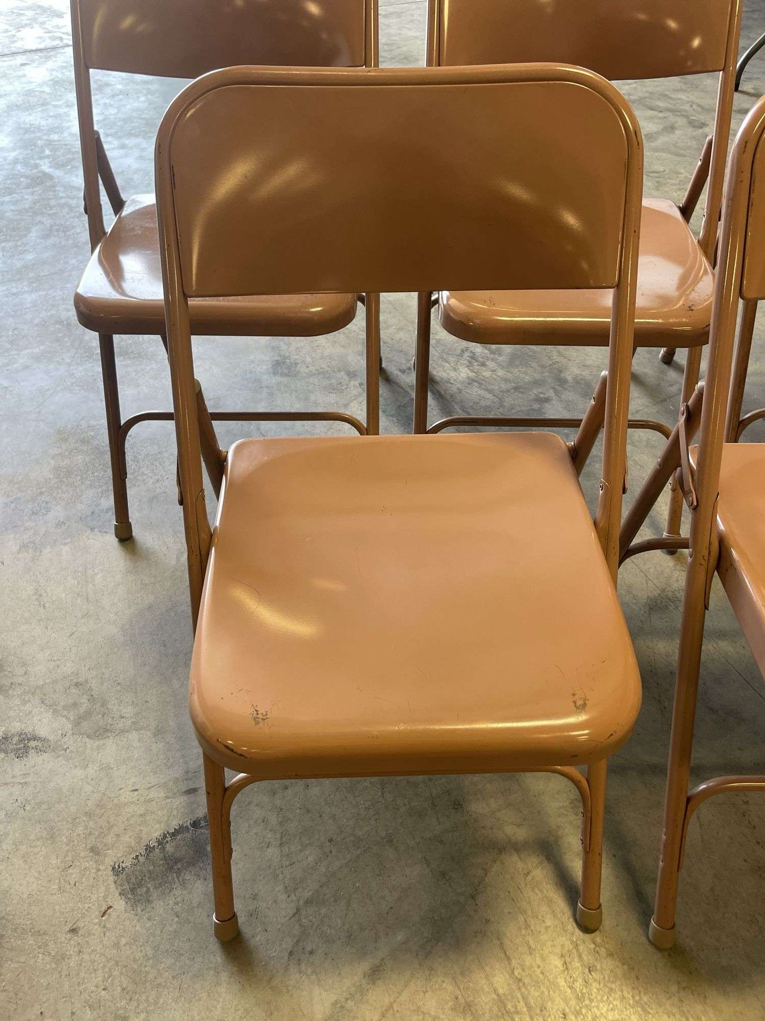 (8) Samsonite metal folding chairs - condition may vary