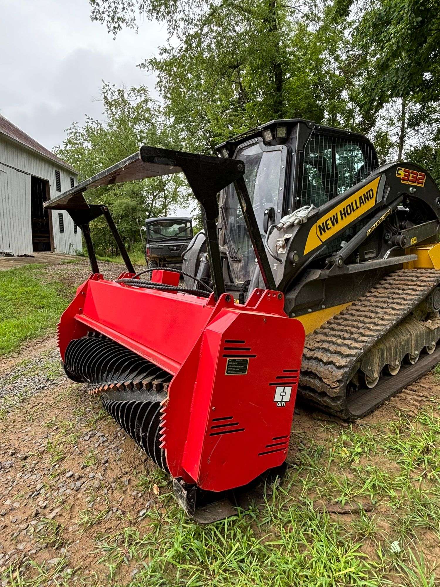 GIYI 72 PRO mulcher, Like New!