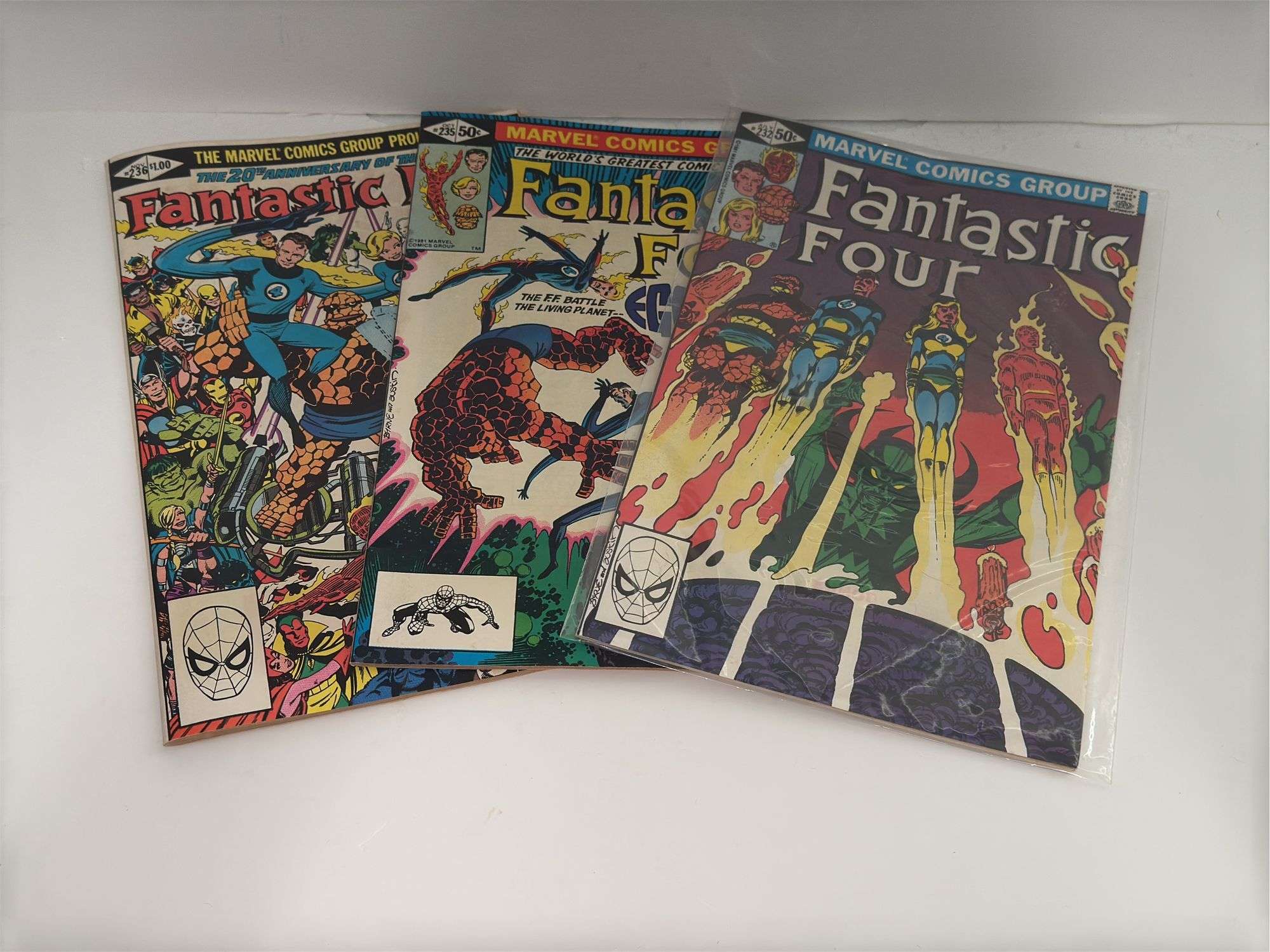 Marvel Comics Fantastic Four Vol. 1 #’s 232, 235 and 236