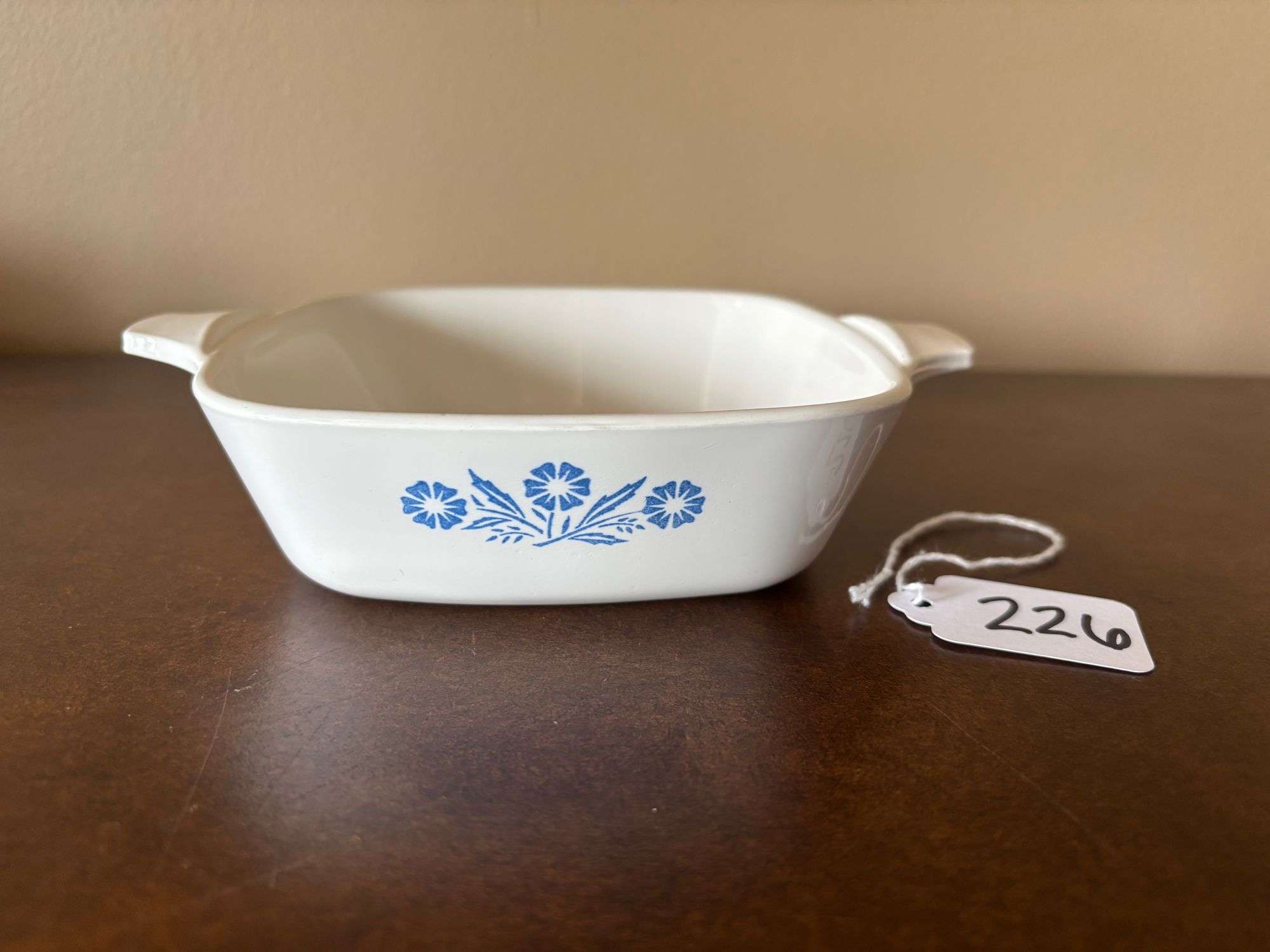 CorningWare Blue Cornflower Casserole Dish