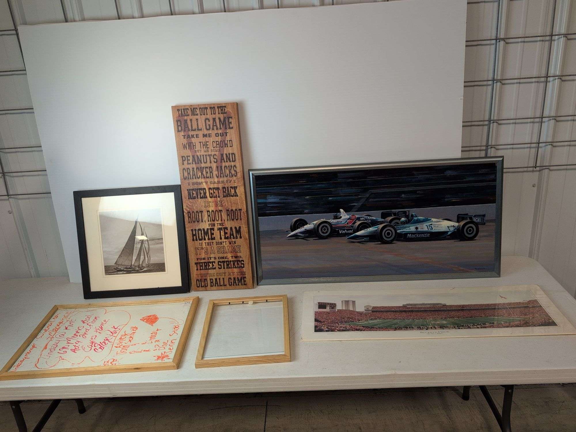 Sports pictures, signs, and other images
