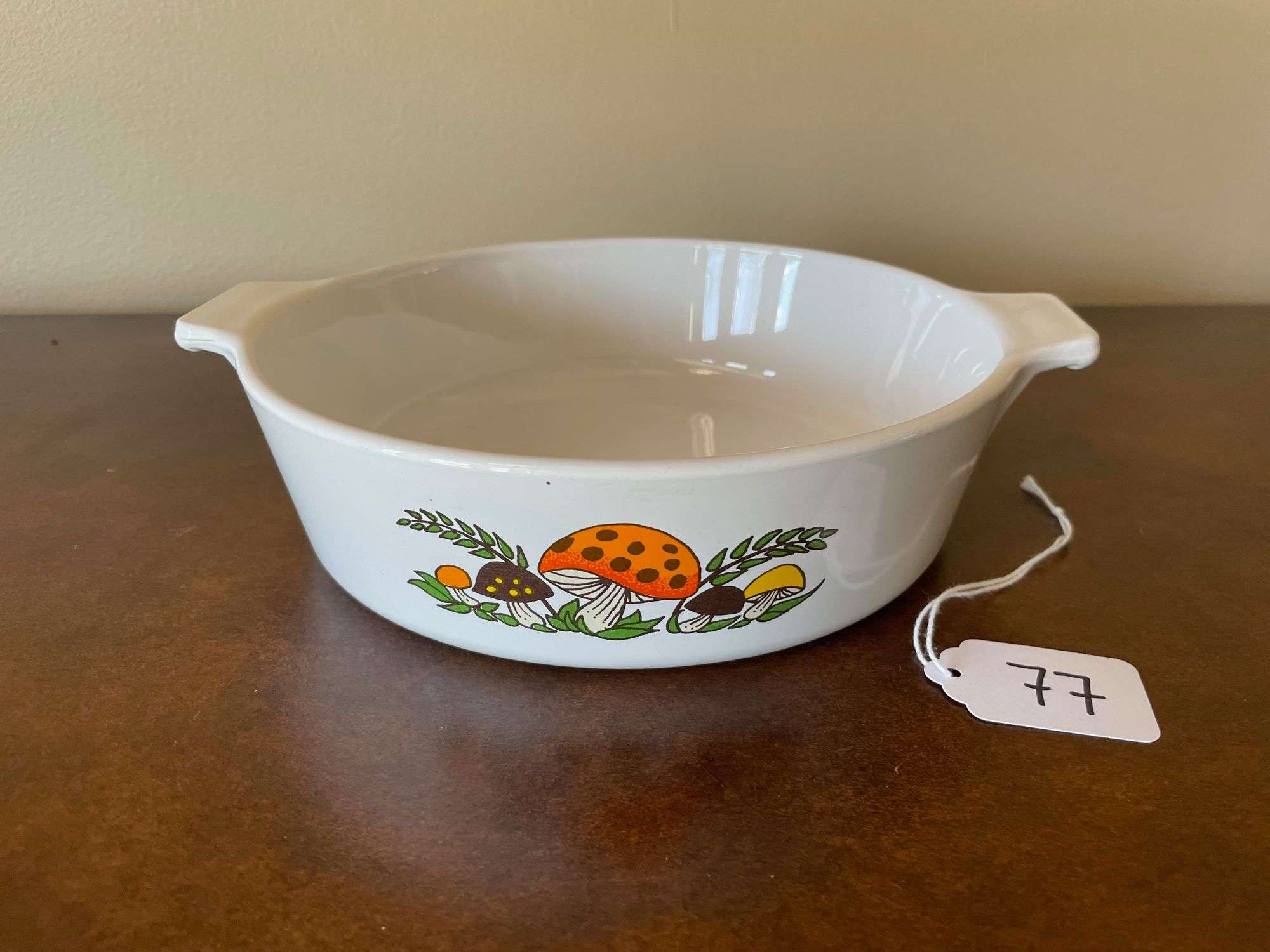 Corning Ware Merry Mushroom Casserole Dish