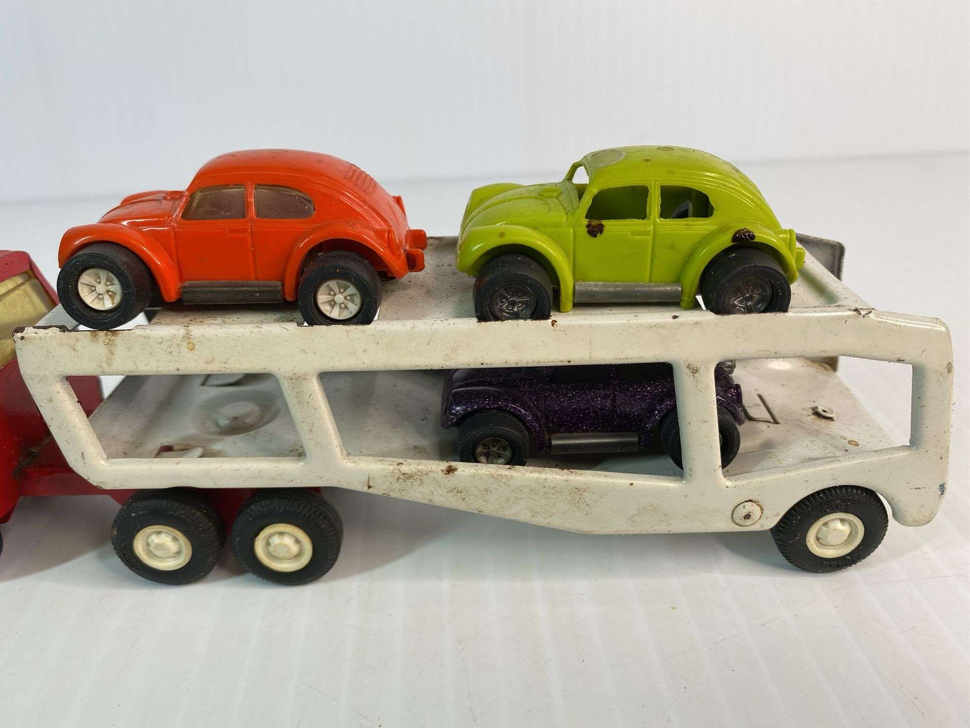 Tonka Mini Car Hauler with 3 Vehicles