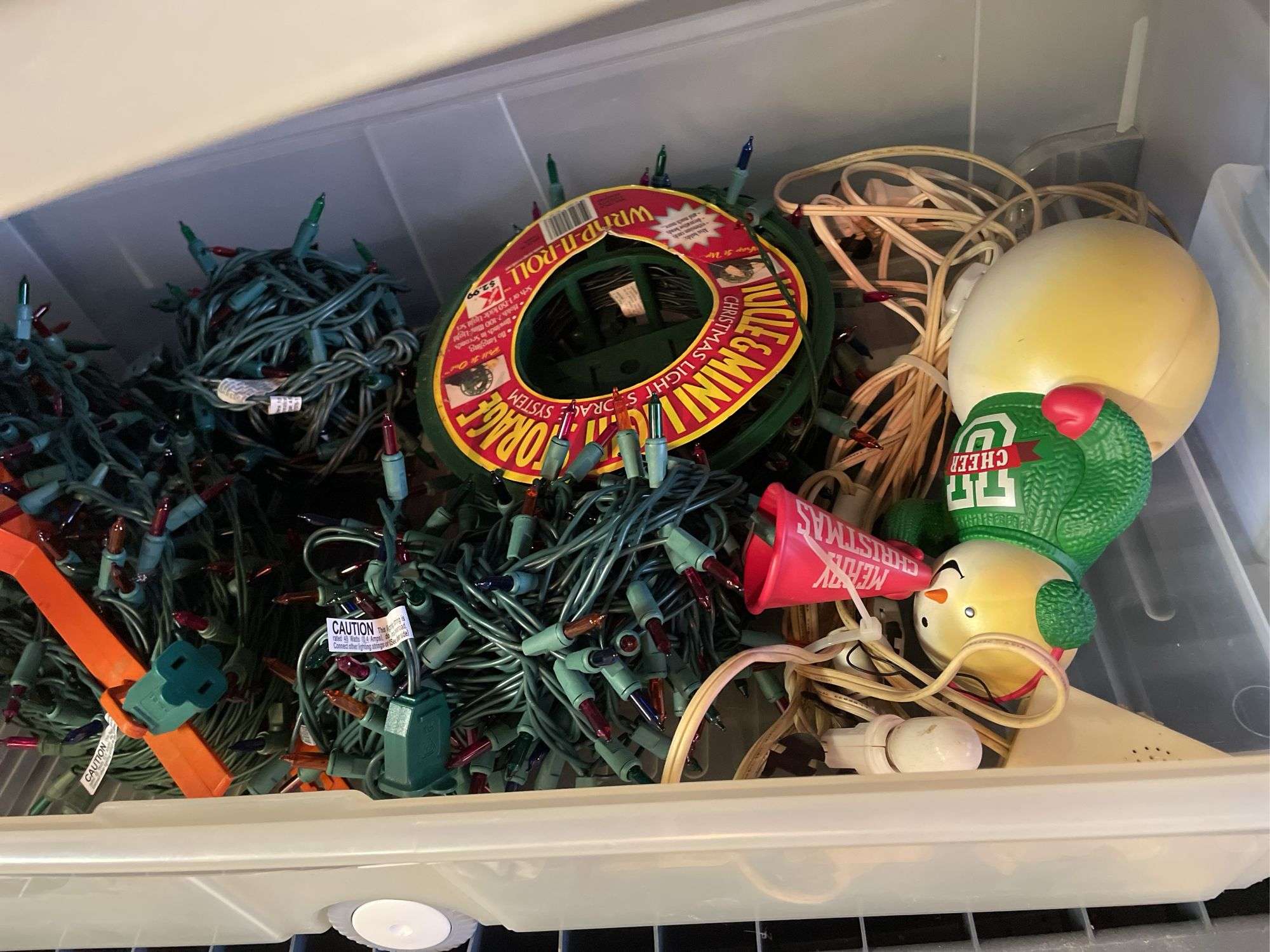CHRISTMAS DECORATIONS AND LIGHTING (SHELVING NOT INCLUDED)