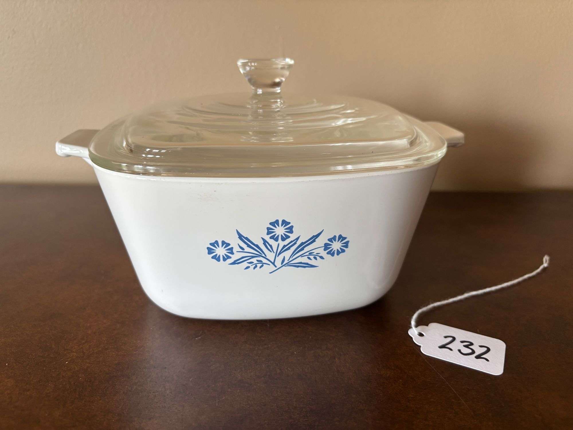 CorningWare Blue Cornflower Casserole Dish with Lid