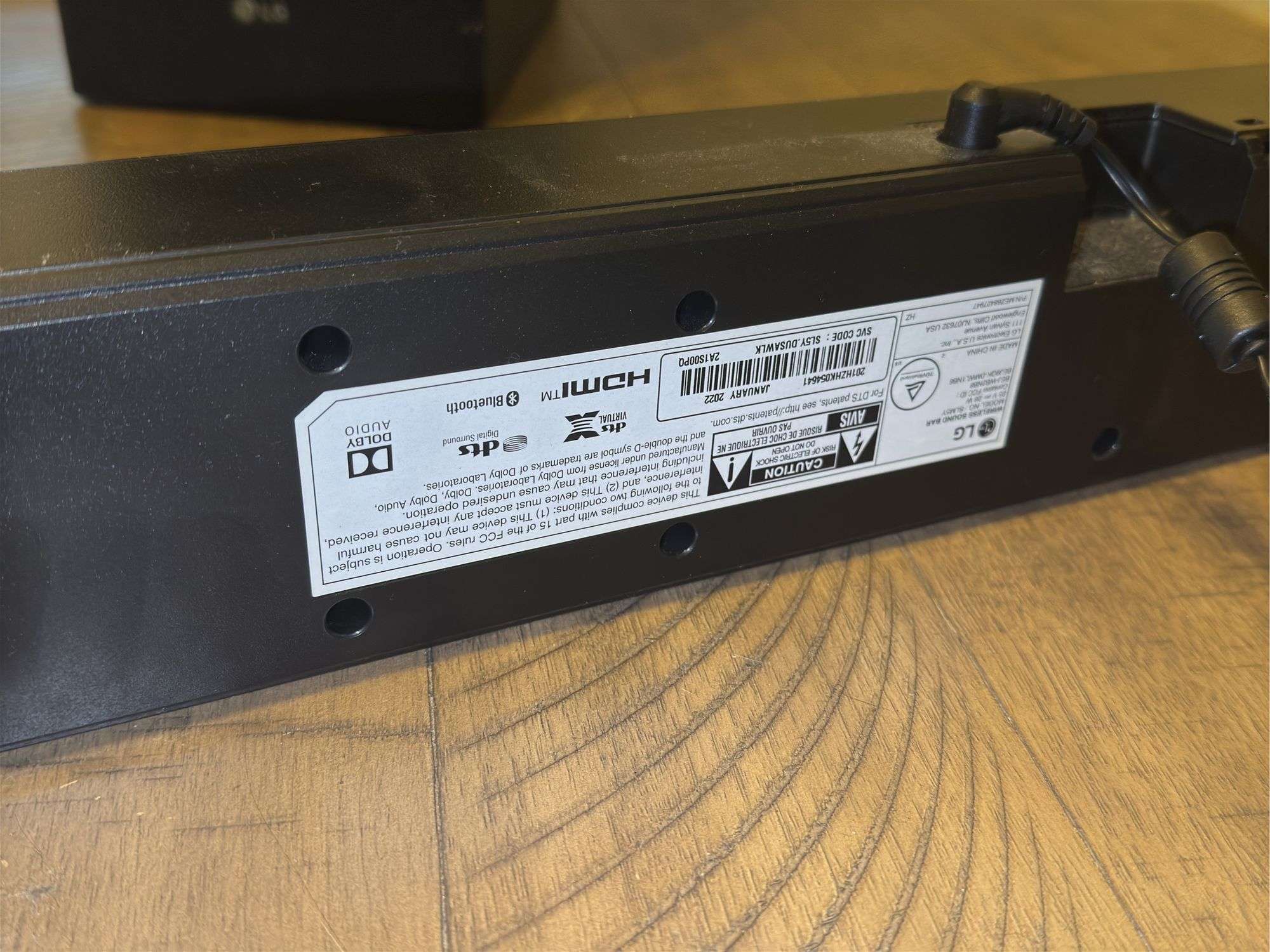 LG Home Surround Sound System (Rarely Used)