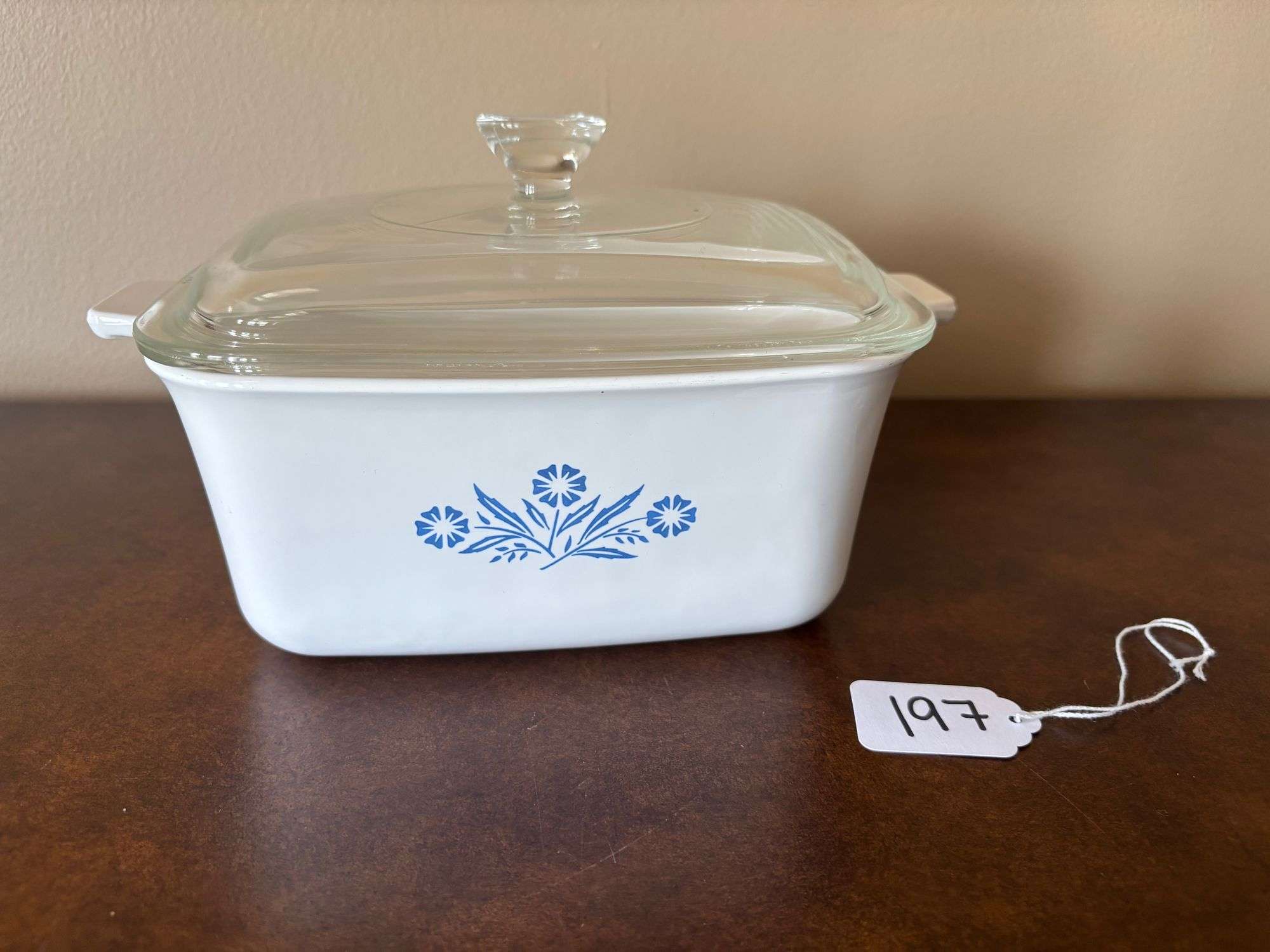 CorningWare Blue Cornflower Casserole Dish with Lid