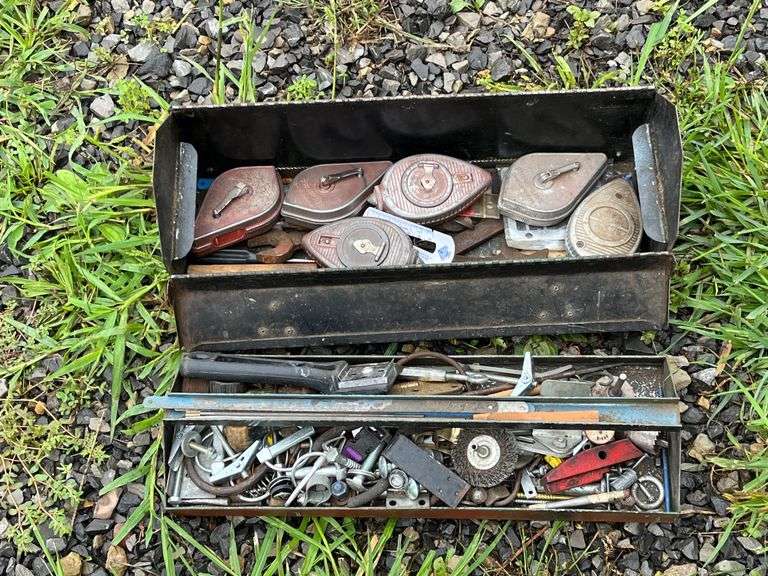 Toolbox with Chalk Line and More