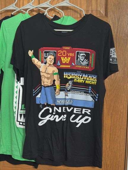 (5) Pro Wrestling Shirts (Size M)