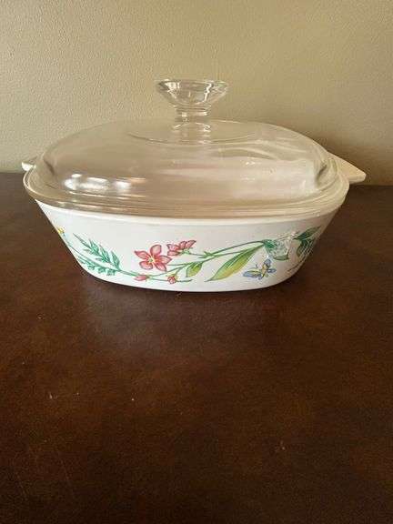 CorningWare My Garden A-2-B Casserole Dish with Lid