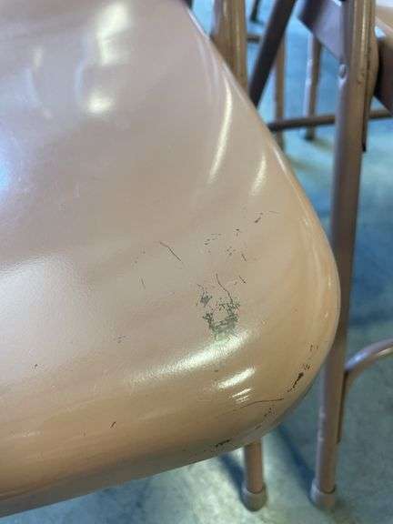 (8) Samsonite metal folding chairs - condition may vary