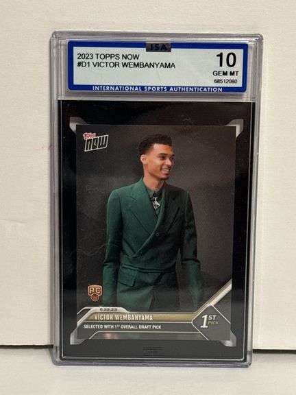 2023 Topps Now Victor Wembanyama RC (Gem Mint 10)