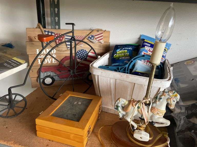 SHELF AND ITS CONTENTS (PICTURED)