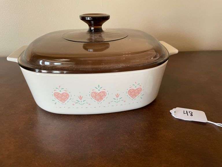Corning Ware Forever Yours A-2-B Casserole Dish with Amber Lid