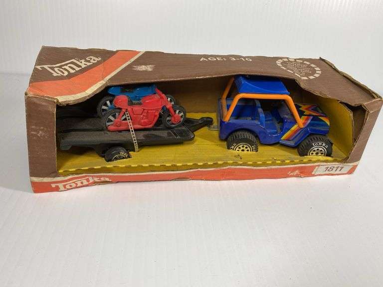 1981 Tonka Buggy with Trailer and Bikes