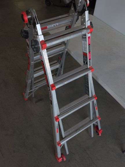 Little Giants extension ladder system