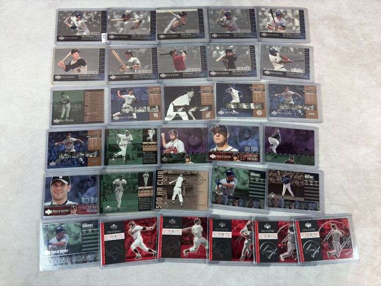 (30) 2002 Upper Deck Piece of History Baseball Cards