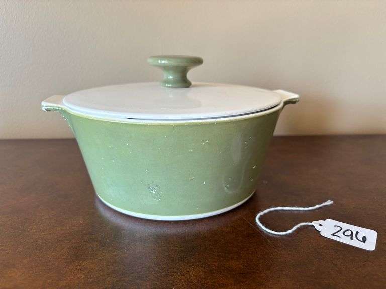 CorningWare Avocado Green Casserole Dish