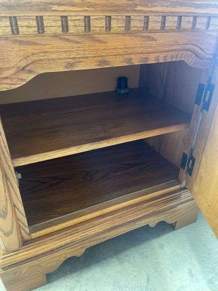 (2) matching wooden night stands