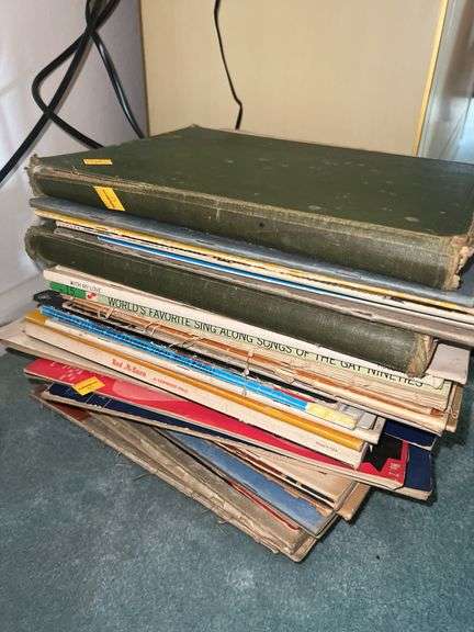 Large Assortment of Sheet Music Books