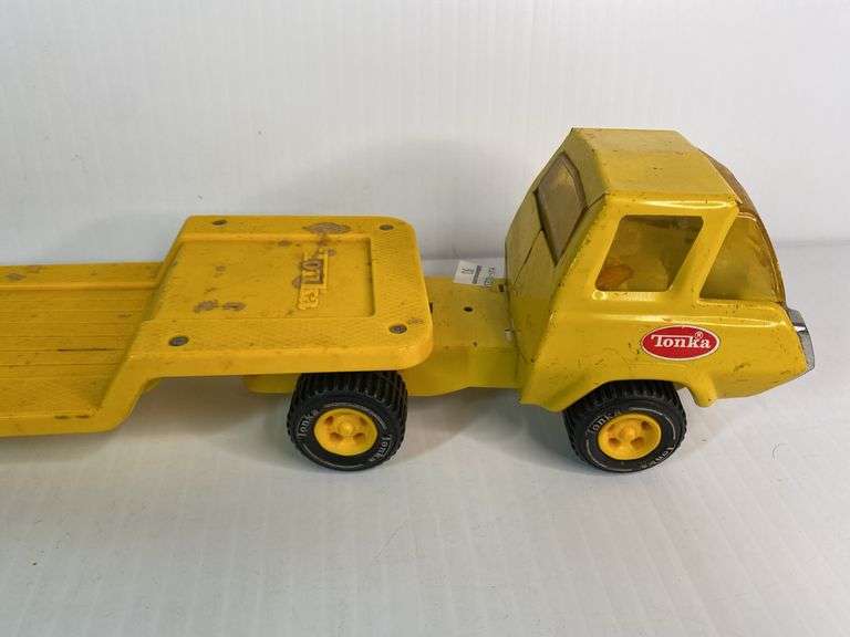 1970s Tonka Lowboy Tractor Trailer