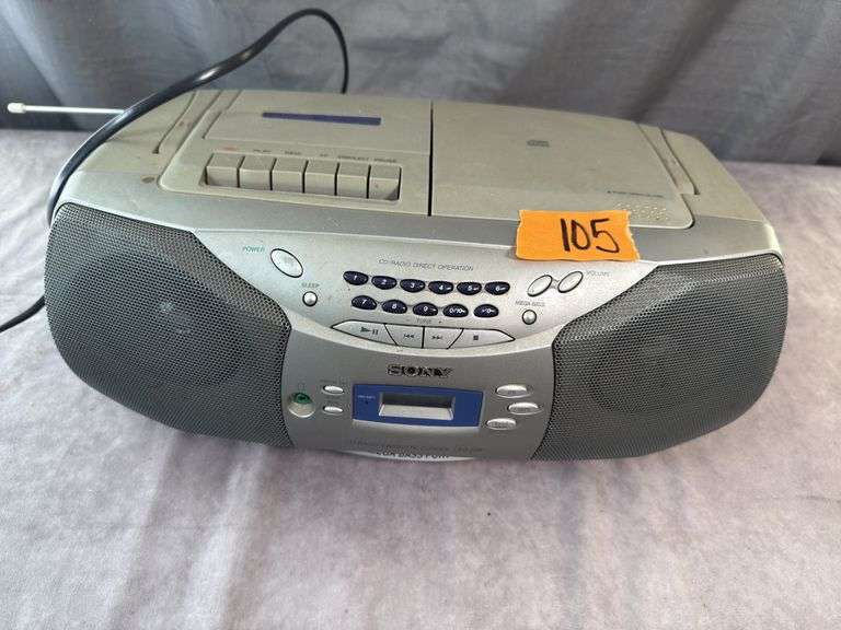 SONY CD/ CASSETTE/ RADIO BOOM BOX