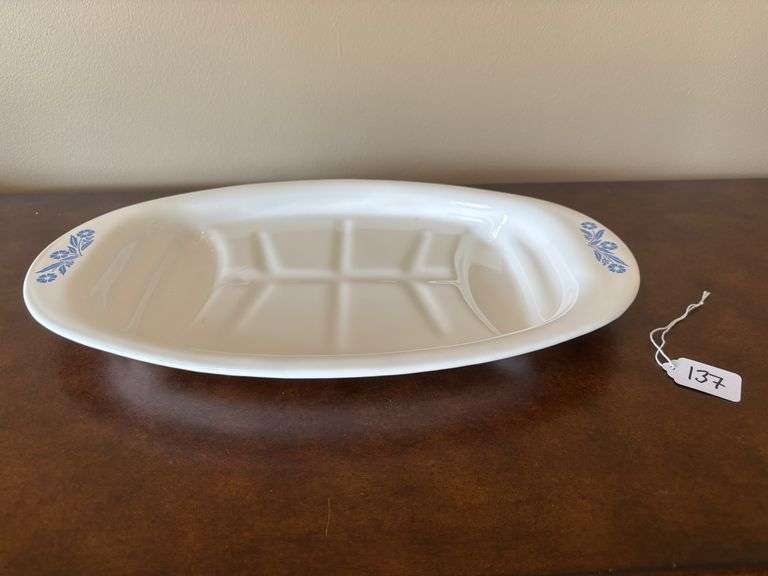 CorningWare P-19 Blue Cornflower Platter