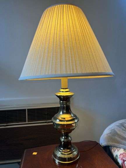 (2) Brass Based Table Lamps