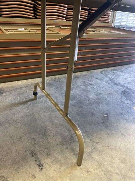 (4) Samsonite heavy duty tables - condition may vary