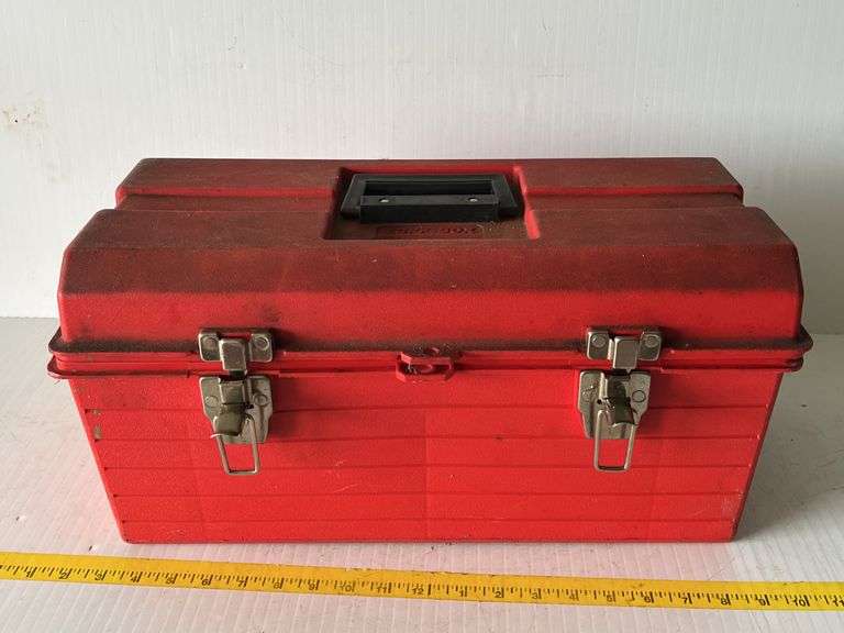 Toolbox with Plumbing Supplies