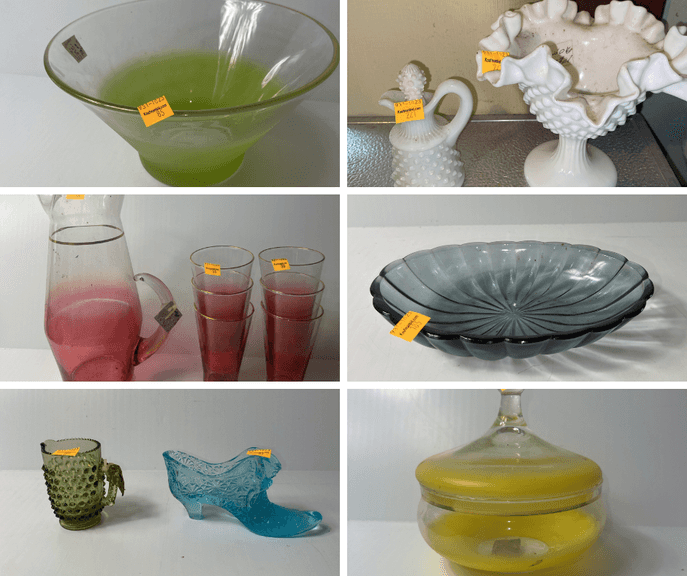 Antiques, Fenton & West Virginia Glassware (WV)