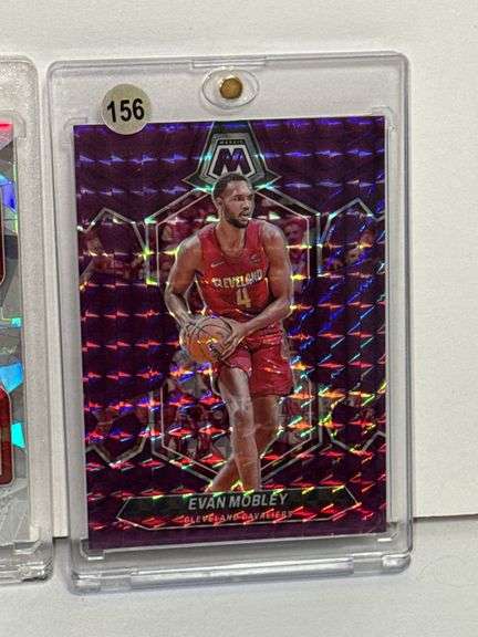 2021 Panini Prizm Scottie Barnes RC, 2023 Panini Prizm Orange Refractor De’Andre Hunter, and 2023 Pa