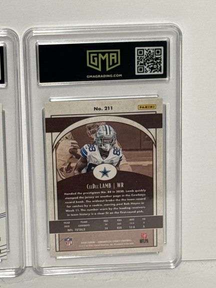 2022 Select Garrett Wilson Concourse Rookie (GMA 9), 2022 Donruss Cooper Kupp Dominators (GMA 10), a