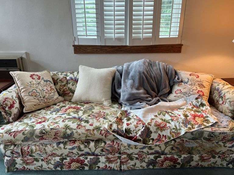 Vintage Floral Sofa