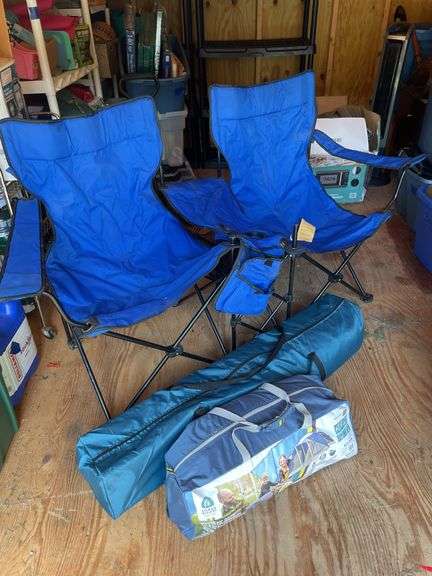 TENT, TENT-CANOPY, AND DUAL CAMP CHAIR